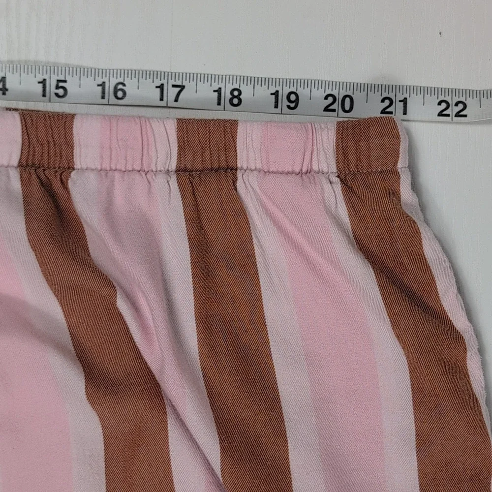 Ladies Sleep Shorts JoySpun 3XL Pink with Orange & White Polka Dots